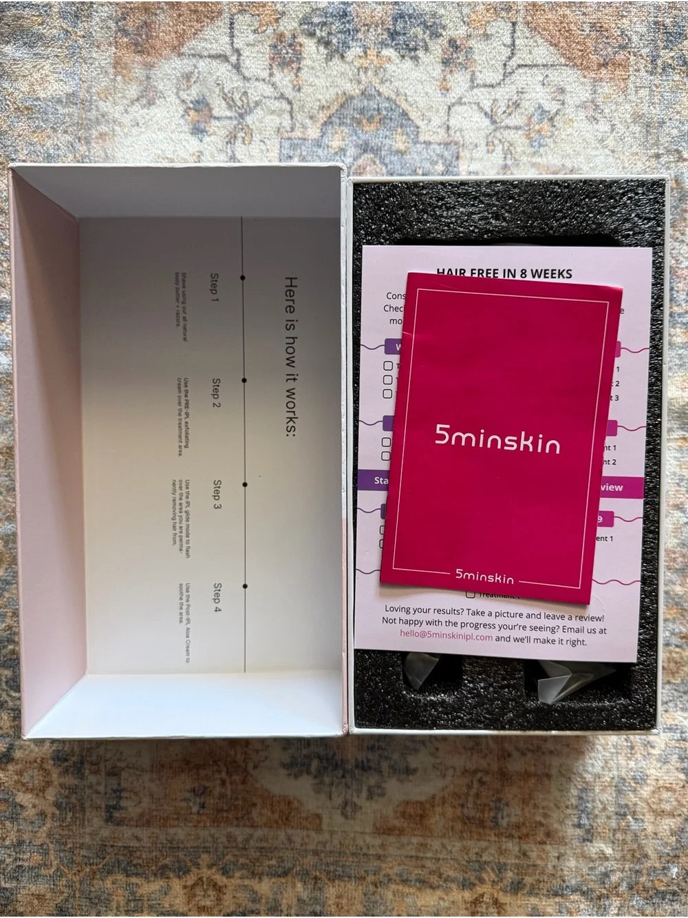 5minskin Sculpt 2.0 IPL Hair Removal Device New Open Box